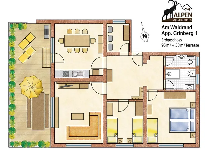 Alpen Hochmuth Apartman Mayrhofen